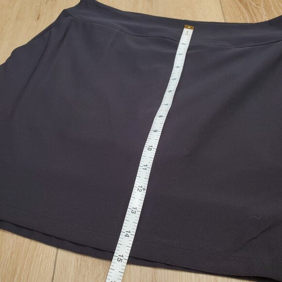 NIKE Womens Tournament Knit Golf Skort Black 726172-010 Size M Pickleball Tennis - Picture 15 of 15